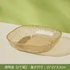 Plato de hueso para decoración del hogar de lujo, plato de escritorio multifuncional para desechos, plato creativo para frutas y bocadillos con estante de almacenamiento