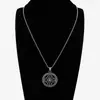 Colgante de aleación con tótem retro europeo y americano transfronterizo, collar de moda personalizado para hombre, accesorios de cadena para suéter, venta al por mayor