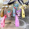 Celebridade da Internet Douyin Sanrio Melody Chaveiro de Desenho Animado Kuromi Fofa Pequeno Presente Atacado Pingente de Máquina de Vendas