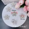Broche Popular de Celebridad de Internet 2025 Diamante Flash Electrochapado Broche Adulto Pin Anti-Exposición Traje Vestido Broche Accesorios Venta al por Mayor