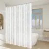 Cortina de Chuveiro Cubo d'Água 3D Transfronteiriça Padrão de Seda Impermeável Cortina Divisória de Banheiro Cortina de Pedras Cortina de Chuveiro Estéreo Comércio Exterior em estoque