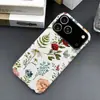 Design de Plantas e Flores Pastorais Estilo Floresta Maçã 18 Pro Película de Dupla Camada Capa de Celular iPhone 17 Comércio Exterior Capa Dura Atacado