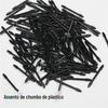 Assento de Couro Preto com Chumbo, Plataforma de Pesca Competitiva de Plástico, Acessórios para Equipamentos de Pesca, Boia Atacado