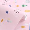 Papel de parede autoadesivo à prova d'água à prova de umidade papel de parede de desenho animado adesivos de parede quentes decoração de quarto infantil renovação de móveis adesivos de parede
