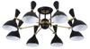 Lámpara de araña nórdica moderna minimalista para sala de estar, dormitorio, restaurante creativo personalizado, estilo artístico de moda, altavoz, lámparas LED