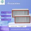 Venda por atacado oficina livre de poeira sala de pintura eficiente filtro ar condicionado placa de sala limpa alta temperatura resistente filtro eficiente