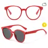 Gafas de Silicona Inteligentes para Niños que Cambian de Color con la Luz Sensible, Doble Propósito para Niños y Niñas, Gafas Protectoras de Alta Definición Anti-Luz Azul