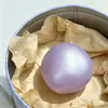 Bola de coco perolada moldável, de alto acabamento, feita à mão para alívio do estresse, brinquedo descompressor de vaselina