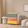 Mesa de Cabeceira Simples Moderna para Quarto Principal Apartamento Pequeno Tipo Gaveta Armazenamento e Exibição para Quarto Armário de Armazenamento para Montagem
