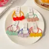 Elásticos de Cabelo Coloridos em Gel para Meninas, Faixas de Cabelo para Bebês que Não Danificam o Cabelo, Boa Elasticidade, Anéis de Borracha para Cabelo de Menininhas