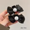 Pinza Pequeña Negra con Lazo para el Cabello para Mujer, Pasador de Princesa, Pinza para Flequillo Oreja de Hada, Pasador, Pinza Lateral para Detrás de la Oreja, Accesorio para el Cabello