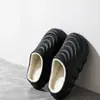 Pantuflas de algodón impermeables, cómodas y cálidas de EVA para mujer, nuevo estilo otoño/invierno 2026, engrosadas y forradas de felpa para uso en interiores, con suela suave
