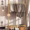 Perchero de Ropa Independiente para Dormitorio, Secador de Ropa Móvil de Lujo para Interiores, Perchero Simple, Engrosado