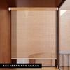 Qianqian Cortina de Bambú Enrollable Sin Perforaciones Cortina para Balcón Enrollable Opaca Parasol Protección Solar Cortina Divisoria Parasol Ajustable