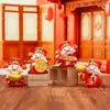 Caja ciega Qixi Cai Shen figura de juguete de moda adorno de decoración de escritorio para habitación resina artículo de regalo creativo para vacaciones