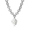 Nuevo Colgante en Forma de Corazón para Abrochar de la Marca T, Varios Estilos de Collares, Modernos y Elegantes, Selección de Influencers Populares, Diseño Clásico, Venta Directa del Fabricante