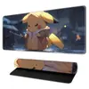 Alfombrilla de ratón de anime de dibujos animados, alfombrilla de escritorio extragrande, tamaño grande para juegos de e-sports, antideslizante, resistente a la suciedad, alfombrilla de ratón de computadora engrosada