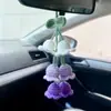 Flor de borla al por mayor colgante flor de lana tejida a crochet cinco flores pequeñas accesorios de ropa encaje tejido a mano