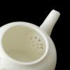 Tetera pequeña de cerámica de porcelana blanca de jade con grasa de oveja Dehua, tetera individual con filtro para preparar té, tetera pequeña con diseño de Fugui