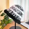 Sombrero de Pescador Cálido para Otoño e Invierno de Mujer, Protector de Orejas, Adelgazante Facial, Circunferencia de Cabeza Grande, Versión Coreana, Gorro de Punto de Felpa Gruesa Dopamina