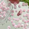 Nuevos accesorios para decoración de uñas con camelia rosa blanca y rosa, accesorios luminosos mixtos para decoración de uñas, decoración de uñas con rosa Joker