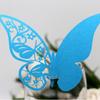 Cross-border restaurante ocidental tridimensional Butterfly Cup cartão de papel cartão laser oco assento cartão borboleta parede adesivo decoração atacado