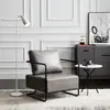 Cadeira sofá de ferro forjado, estilo vintage, estilo industrial, luxo leve, design simples, sofá para área de estar da sala de estar, sofá pequeno de um lugar de designer