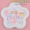 Miniatura Desenho Animado Raposa de Nove Caudas Mini Brinquedo de Comida Artificial Material de Resina DIY Acessórios Capa de Celular Adesivo de Geladeira Brinquedo de Comida