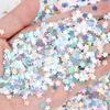 Lantejoula Laser Pet 3-8mm Lua Floco de Neve Estrela Lantejoula de Formato Especial Patch de Maquiagem DIY Glitter Decorativo para Arte de Unhas