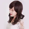 Peluca de Moda para Mujer con Ondas Largas y Cabello Rizado, Casco, Peluca Natural Realista, Set de Peinado de Nuevo Estilo