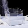 Caixa de acrílico transparente para atacado de fábrica, caixa de armazenamento de plexiglás à prova de poeira para mãos, capa de caixa de exibição de acrílico