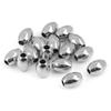 Aço Inoxidável Banhado a Vácuo Contas de Arroz Contas Ouro Oval Cordão de Couro Pulseira Contas Espaçadoras Acessórios de Joalheria DIY Contas Soltas
