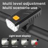 Luz de Bicicleta Mini Nova Transfronteiriça Luz Externa Luz de Ciclismo Quatro Velocidades Ajustável Carregamento USB Portátil Luz Noturna para Ciclismo