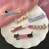 Lindos Extensiones de Pinza Larga Pato Pato Dulce Chica Corazón Flequillo Pinza Nuevo Japonés y Coreano Versátil Dibujos Animados Adorno para la Cabeza para Mujeres