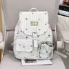 Mochila Nueva de Cuadros, Dulce Mochila Escolar para Estudiantes Universitarias, Bolso de Lona a Cuadros, Mochila de Viaje para Commuter de Nicho Ins