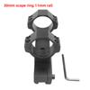 Abrazadera de tubo unida de 30 mm, abrazadera de tubo de puntería, mira de ranura de 11 mm, abrazadera de tubo unida, soporte de extensión posterior, abrazadera de tubo