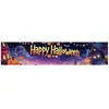 Painel de Banner de Halloween Festival de Terror Decorações de Festa Bandeira de Pendurar na Parede da Cerca do Jardim Adereços Suprimentos
