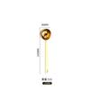 Cuchara medidora de acero inoxidable 304 de mango largo 5ml10ml15ml cuchara medidora para hornear cuchara para granos de café cuchara medidora para leche en polvo cuchara con escala