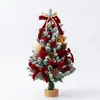 Conjunto de Árvore de Natal para Decoração de Cena na Sala de Estar, Mini Modelo Novo para Mesa de Escritório, Enfeites de Decoração de Casa de Alta Qualidade