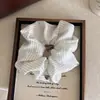 Goma para el pelo de estilo coreano, suave y elegante, con rayas simples, accesorio de moda versátil para coleta, moño, accesorio para el pelo, modelo nuevo