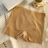 Base Líquida Invisível Shorts de Segurança Sem Costura Verão Fino Seda Gelo Anti-Exposição Base Feminina Boxer Briefs Que Não Enrolam