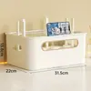 Caja de Almacenamiento para Router Wifi, Estante Oculto para Decodificador de TV, Organizador de Tomas de Corriente y Banda Ancha