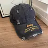 Gorra de Béisbol Retro Americana Desgastada para Hombres y Mujeres, Nuevo Sombrero con Bordado de Letras para Primavera y Otoño, Gorra de Pico Adelgazante para la Cara