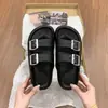Pantuflas de Verano para Mujer con Suela Gruesa y Suave, Nuevas Sandalias de Playa Birkenstock con Doble Hebilla 2026, Moda para Exteriores