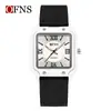 Reloj Oufani Impermeable con Números Romanos, Correa Simple de Nailon, Reloj de Cuarzo, Silencioso, Ligero, Reloj Unisex para Escuela Secundaria y Exámenes de Admisión a la Universidad