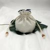 Venta al por mayor ahora hecho bolsa de lona gruesa con cordón Wenwan cuentas de Buda juego de té Taza Hanfu bolsita con cordón bolsa de almacenamiento portátil