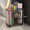 Cesta de almacenamiento para colchoneta de yoga equipo deportivo estante de almacenamiento para equipo de fitness carrito pequeño estante bádminton con ruedas doméstico