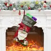 Bolsa de regalo para calcetines navideños nuevos, adornos navideños, calcetines navideños grandes de alta gama, regalo, calcetines de caramelo, colgante