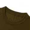 Modelo nuevo transfronterizo 2025 estilo fila simple con textura excepcional, tejido de punto para camiseta de manga corta de hombre con mezcla de seda de morera italiana