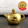 Llavero de aleación con mango giratorio para olla de los 12 signos del zodiaco, accesorios, se puede girar inmediatamente, mango de mano descompresivo Hu, venta al por mayor